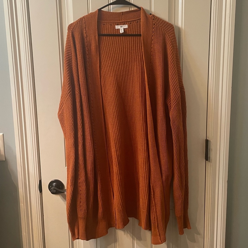 Rust cardigan